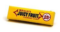 Wrigley’s Juicy Fruit  chewing gum
