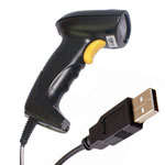 Barcode reader with usb