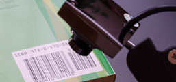 Webcam scanning barcode